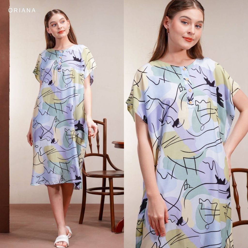 Daster Kaftan Cantik & Nyaman – Tampil Anggun di Rumah & Saat Santai | Belanja Sekarang! - Gambar 34