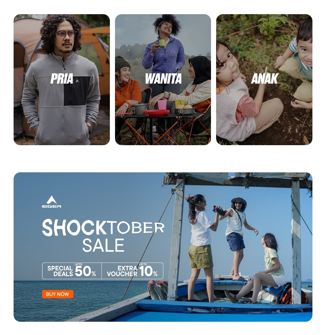 Eiger Official Store – Perlengkapan Outdoor Terbaik untuk Petualangan Tanpa Batas - Gambar 2